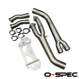 O-Spec BMW M3 M4 G80 G81 G82 G83 S58 Single 3.5 inch Exhaust Midpipe - G8XSINGLEMP