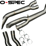 O-Spec BMW F97 F98 X3M X4M S58 Single 3.5 inch Exhaust Midpipe - F9XSINGLEMP