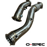 O-Spec BMW M3 M4 M2 Competition G80 G81 G82 G87 S58 3" Decat Downpipes 2 Pc - G8X-DP