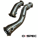 O-Spec BMW M3 M4 M2 Competition G80 G81 G82 G87 S58 3" Decat Downpipes 2 Pc - G8X-DP