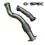 O-Spec BMW M3 M4 M2 Competition G80 G81 G82 G87 S58 3" Decat Downpipes 2 Pc - G8X-DP