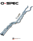 O-Spec BMW M2C M2 Competition F87 S55 Equal Length NON-Resonated Midpipe - F87-ELMP-NR