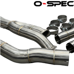 O-Spec BMW F97 F98 X3M X4M S58 Single 3.5 inch Exhaust Midpipe - F9XSINGLEMP