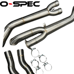 O-Spec BMW F97 F98 X3M X4M S58 Single 3.5 inch Exhaust Midpipe - F9XSINGLEMP